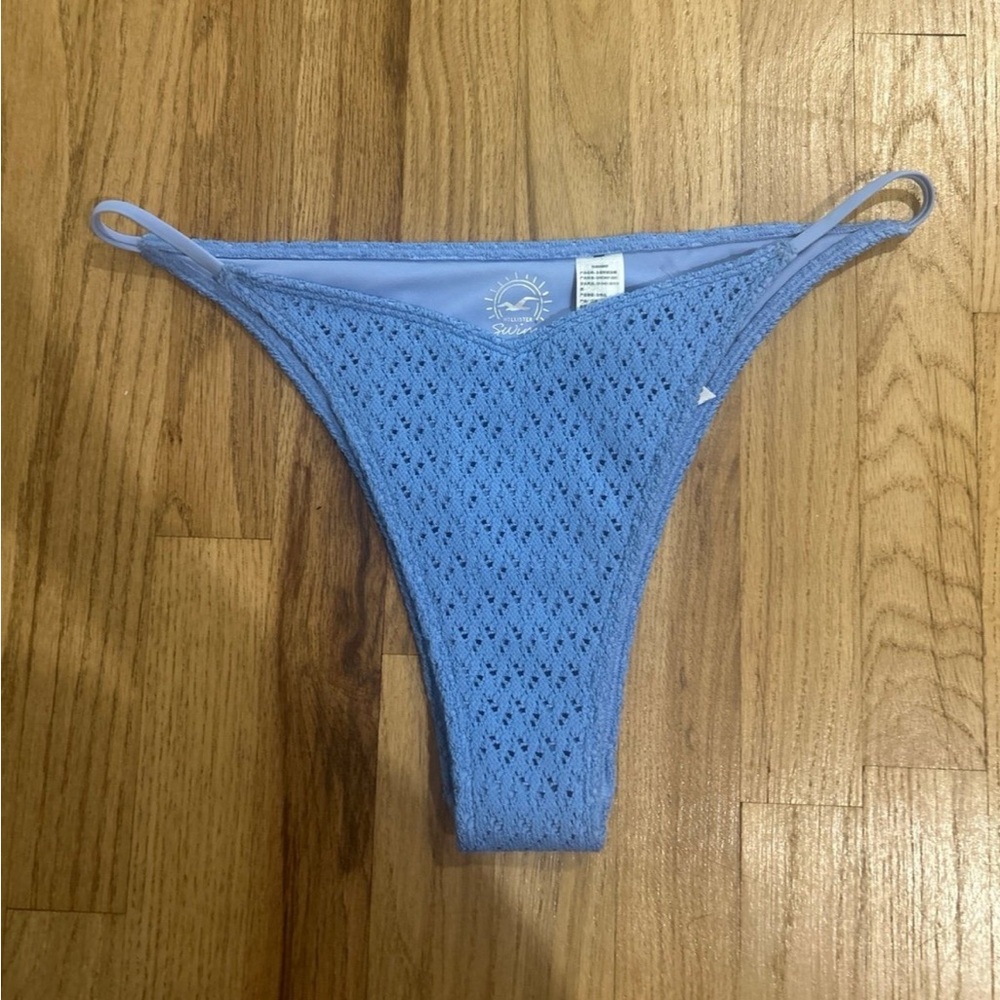 Hollister Blue Cheeky Bikini Bottoms